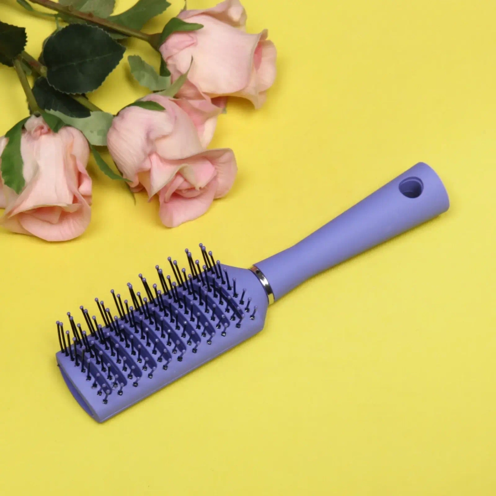 Расческа массажная «Beauty Room», вентиляционная, цвет королевский синий, 22*4,5см●