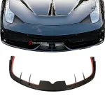Карбоновая губа переднего бампера для Ferrari 458 Speciale 2013-2015 Феррари