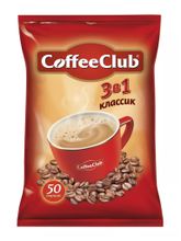 Растворимый кофе CoffeeClub 3 в 1 Классик 50 пак x 2 уп
