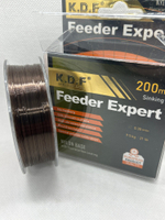 Леска с покрытием флюорокарбона KDF Feeder Expert 0,30 мм 200 м