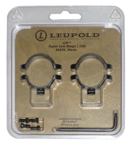 Кольца Leupold QR быстросъемные для основания Quick Release, 25,4мм, сверхнизкие, сталь, матовые