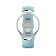 Корпус для часов POP-Swatch x AP - Голубой и Фиолетовый - Комплект из 2 ремешков