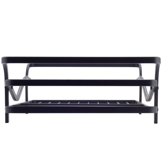 Сушилка для посуды Ofenbach NB 100402 (46,5х32х13,5 см) из алюминия с поддоном черная