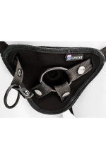Страпон на трусиках LoveToy UNI Strap 7 с вибрацией 19 см