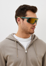 Спортивные очки HILX Big Head / Matt Green Yellow / Gold Lens