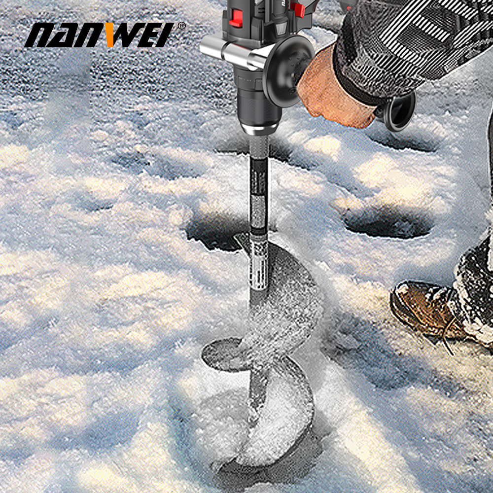 Шуруповёрт для ледобура NANWEI NW-D5217C-6, 120 Н·м, 2×6 А·ч