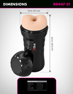 Самосмазывающийся Мастурбатор в Колбе Butthole Pipedream RD44721PD