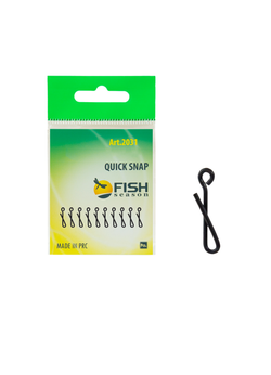 Застежка рыболовная Fish Crystal  Quick Snap 2031 S  ( 5 упаковок )