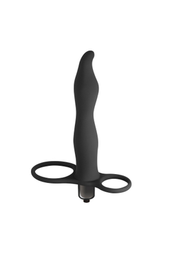Lola games Pure Passion Flirtini black - Вибронасадка для двойного проникновения