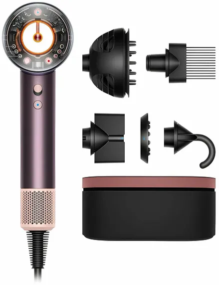 Фен Dyson Supersonic HD16 Nural Gift Edition (Jasper Plum) с кейсом