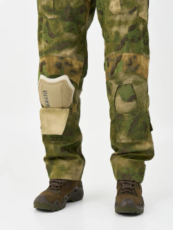 Брюки тактические мужские GEN 3 COMBAT A-TACS FG (ГЕН 3 КОМБАТ А-ТАКС ФГ), MIMICRYA материал рипстоп нейлон + хлопок (50%*50% NYCO), расцветка A-TACS FG (МОХ)