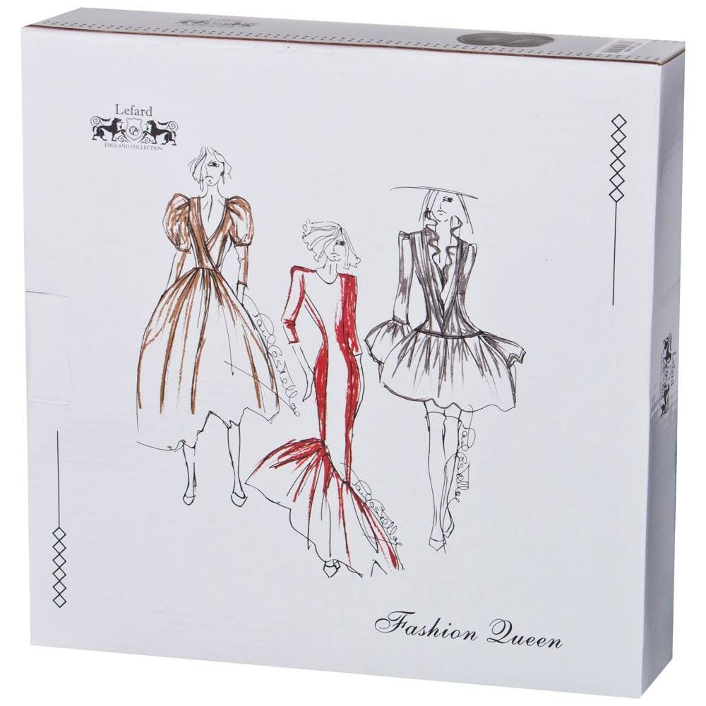 НАБОР ТАРЕЛОК ОБЕДЕННЫХ LEFARD "FASHION QUEEN" 2 ШТ 25,5 СМ (КОР=18НАБ.)