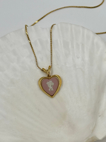 Кулон в виде сердца Wedgwood розовый
