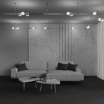 Магнитный трековый светильник Maytoni Flarity Luna TR229-1-5W3K-BS