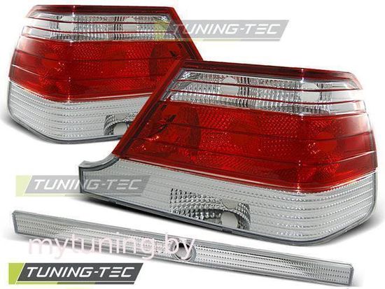 Задние фонари red white для Mercedes S W140