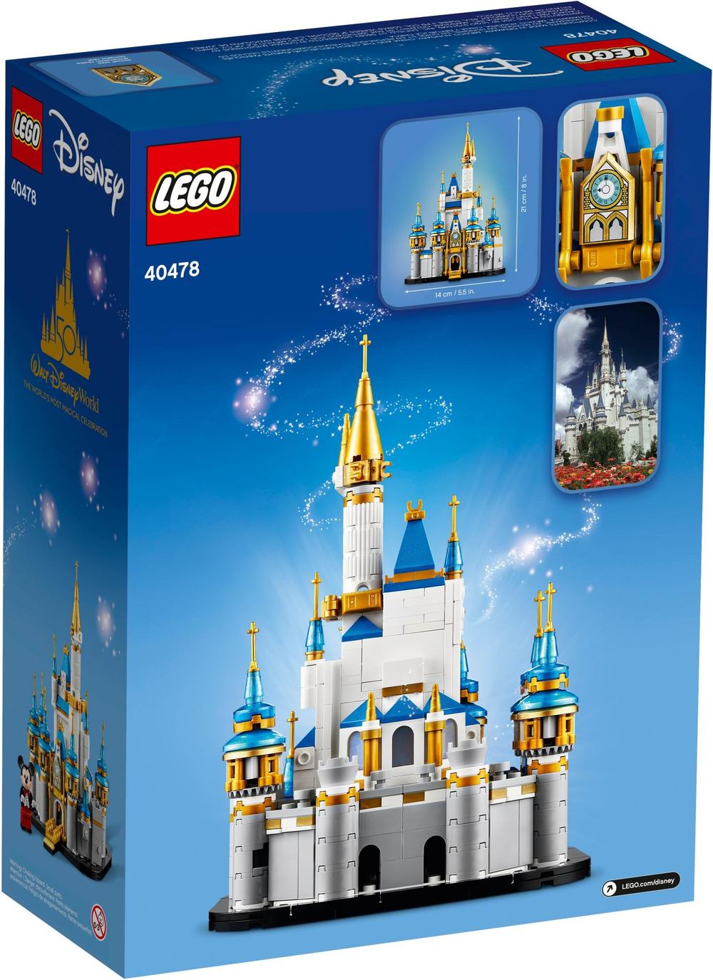 Конструктор Лего дисней Сувенирный набор Замок 40478 LEGO Disney Mini Castle 567 деталей 12+