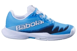 Детские кроссовки для падела Babolat Jet Premura 2 JR - cyan blue/white