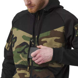 Толстовка Helikon-Tex Rogue Hoodie FullZip Black / MultiCam Black
