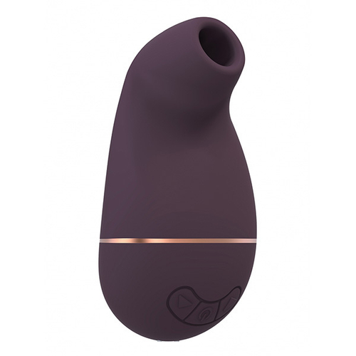 Фиолетовый вакуум-волновой клиторальный стимулятор Irresistible Kissable Purple IRR002PUR
