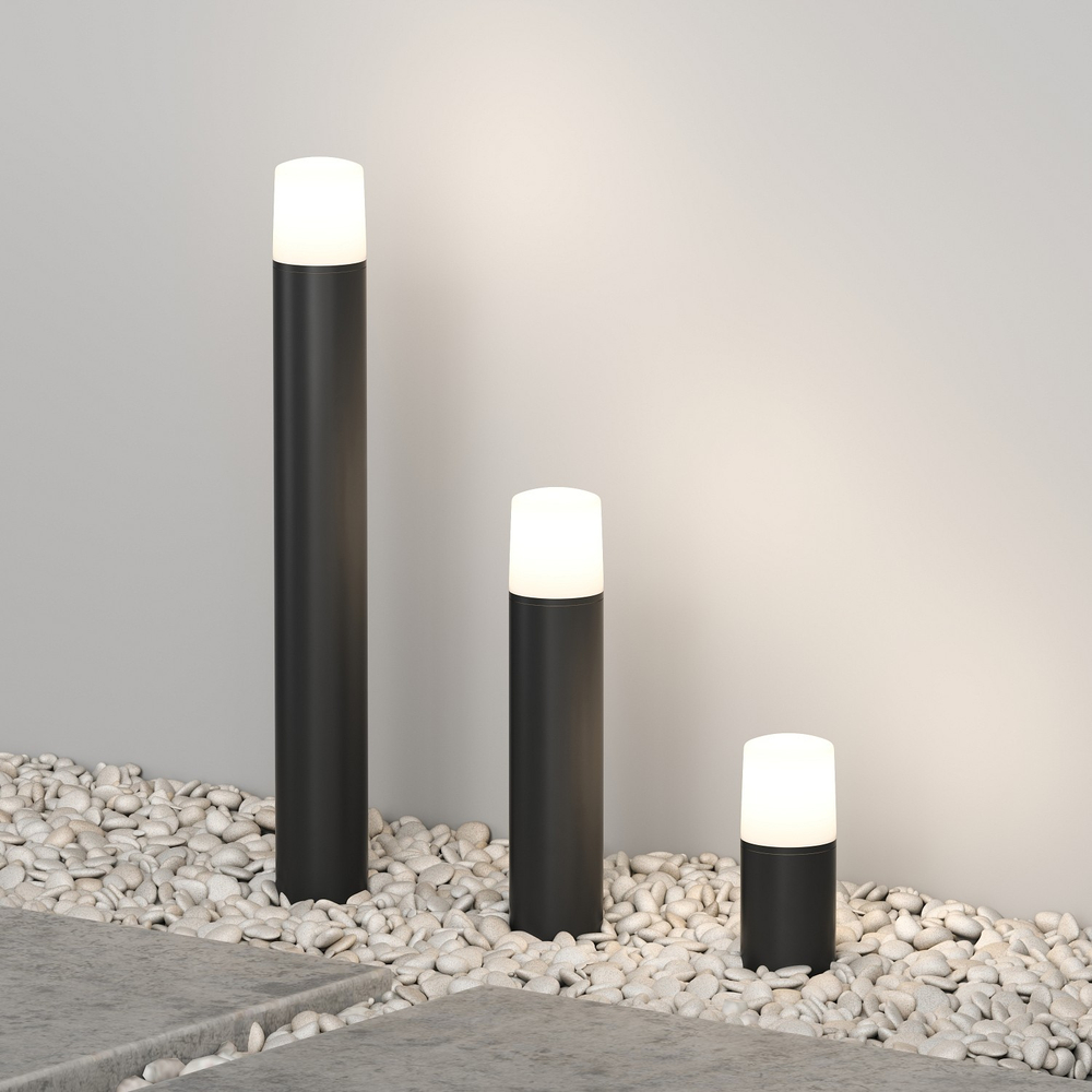 Наземный низкий светильник Denkirs NORD DK9745-BK
