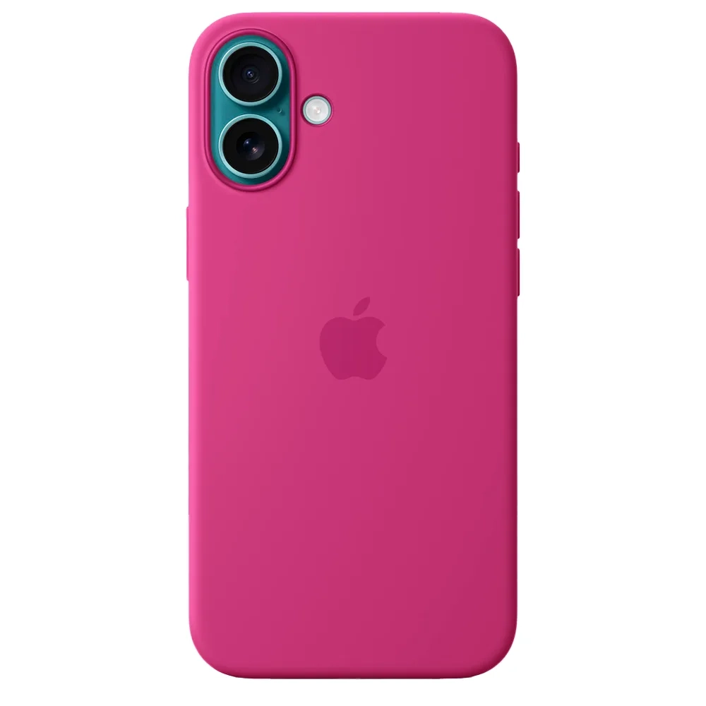 Силиконовый чехол с поддержкой MagSafe Apple Silicone Case для iPhone 16 Plus, Fuchsia (Фуксия)