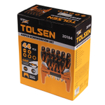 TOLSEN (TT20184) Набор отверток "GRIPro", вставки(биты), шестигранники, на подставке, 44 предмета