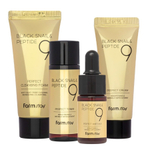 Набор миниатюр FarmStay Black Snail & Peptide9 Perfect 4 Step Mini Kit Edition
