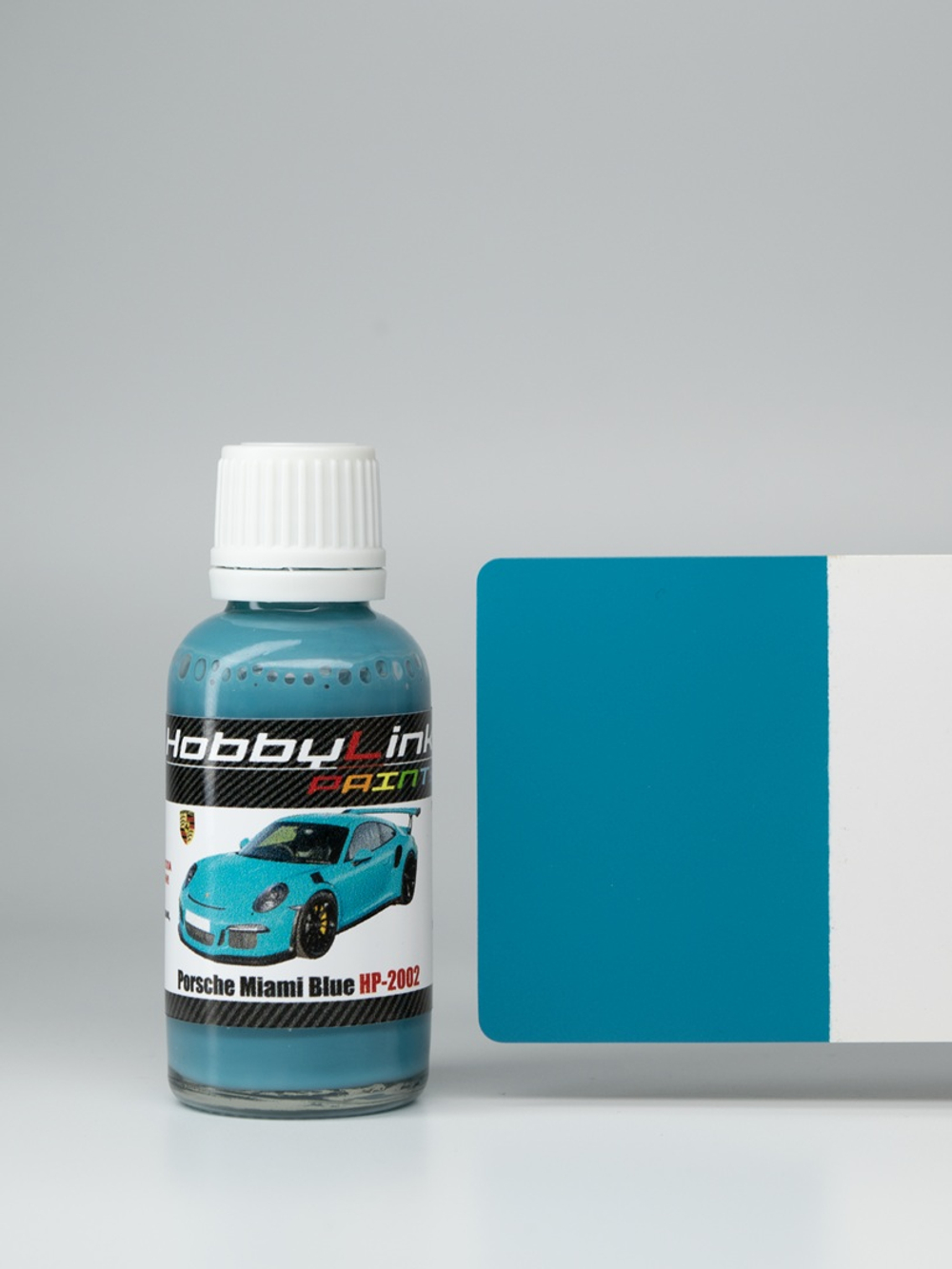 Краска лаковая HobbyLink Porsche Miami Blue HP-2002