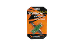 Колодки тормозные TRIX, для V-br, 70мм, резьбовые, с шайбами и гайками, комплект -2шт., зелёные, индивидуальная упаковка