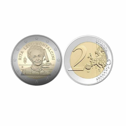 2 евро Италии Рита Леви-Монтальчини 2024 г.