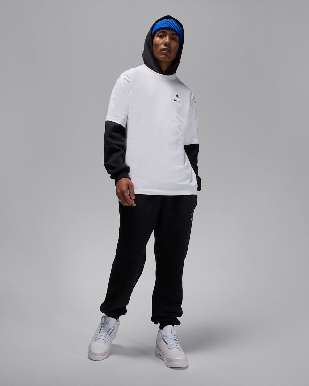 Футболка мужская NIKE M J BRK VARSITY SS CREW