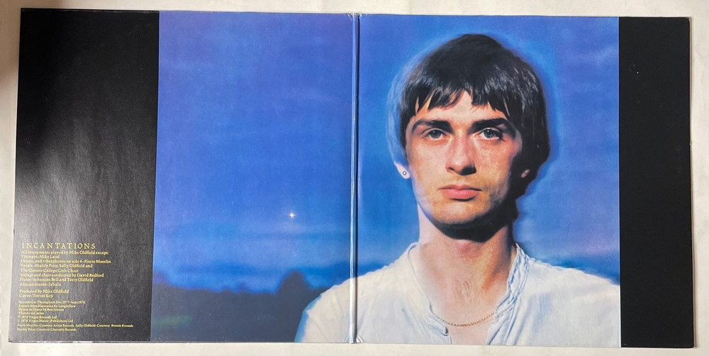 Винтажная виниловая пластинка LP Mike Oldfield Incantations (Germany 1978)