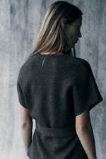 ТРИКОТАЖНЫЙ ЖИЛЕТ С ПОДВЯЗКАМИ - ZARA