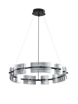 Подвесная люстра 36W 3000-6000K ZRS.1802.60 черный Loft Zortes
