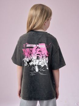 Футболка для девочки Next AW1-765, Темно-серый