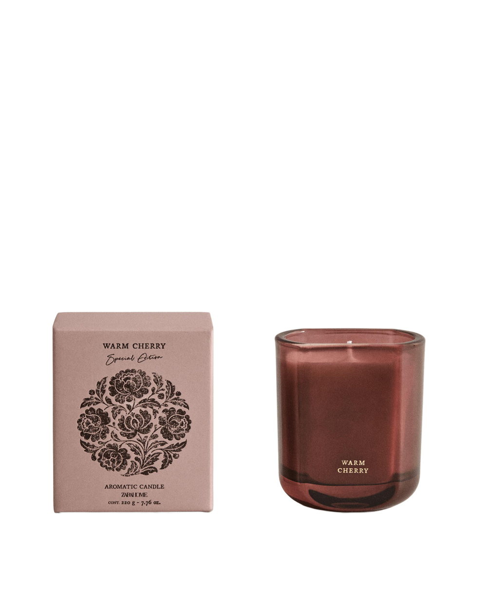 Свеча ароматическая Warm Cherry 220 г Zara Home, фото 5
