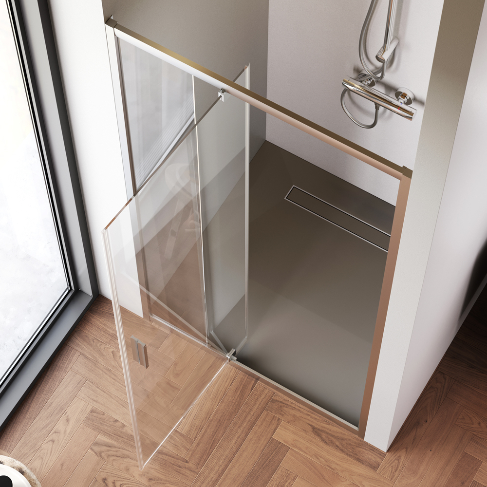 Душевая дверь в нишу 100x195 см, распашная AM.PM Gem W90G-100-1P-MT
