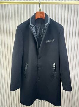 Пальто чёрное от Stefano Ricci BP5-757100