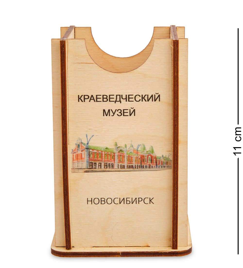 Народные промыслы МТ- 009/04 Карандашница «Новосибирск-Краеведческий музей»