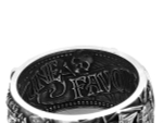 Кольцо из серебра с бриллиантом Pirate Tattoo-1 AZR-100