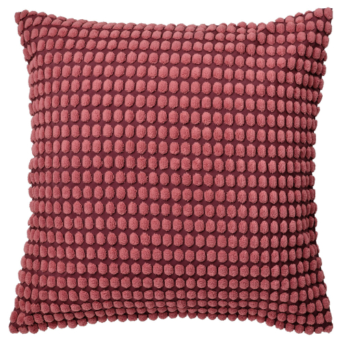 Чехол на подушку IKEA SVARTPOPPEL (СВАРТПОППЕЛ), Светло-красный, 65x65 см