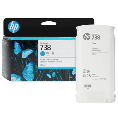 Картридж HP 738 (498N5A) для DesignJet T850, T950 (130ml) Cyan