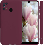 Мягкий Soft Touch чехол из силикона для SAMSUNG M31 (не M31s) с бархатной подкладкой