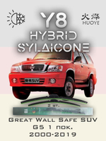 Щетки стеклоочистителя HUOYE Y8 550/550 мм на Foton Forland | Hook/J-Hook