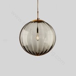 Pendant design lamp Melon  ( Smoky )