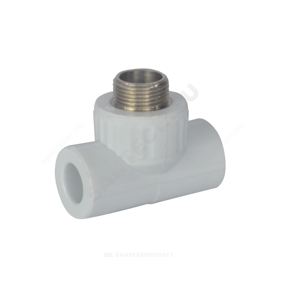 Тройник PP-R комбинированный белый Дн 32х3/4" НР VALFEX 10128132