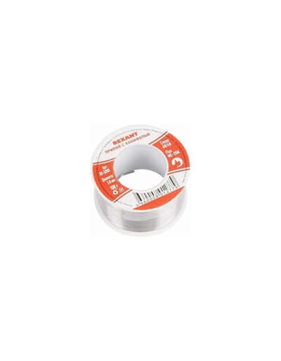Rexant 09-3413 Припой с канифолью 1000 гр.d=1.0 мм (Sn60 Pb40 Flux 2.2%)