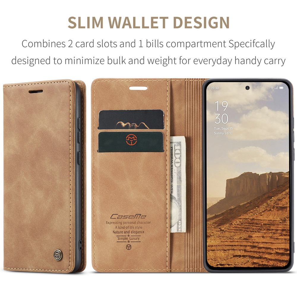 Чехол-книжка CaseMe Matte OPPO Reno 13 Pro global