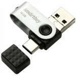 Флешка 16-GB SMART-BUY Trio 3-in-1 (USB Type-A + USB Type-C + micro USB)