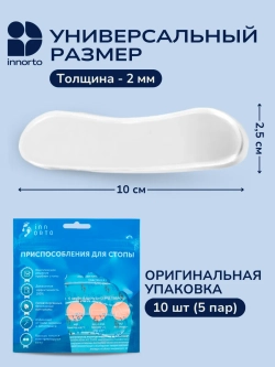 Силиконовые накладки для обуви - пяткоудерживатель